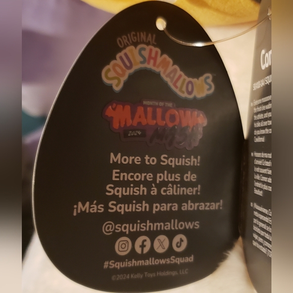 SELECT SERIES‼️ NWT - Squishmallows Connor the Pumpkin Cow - Mallow Mash 2024 - Picture 7 of 12